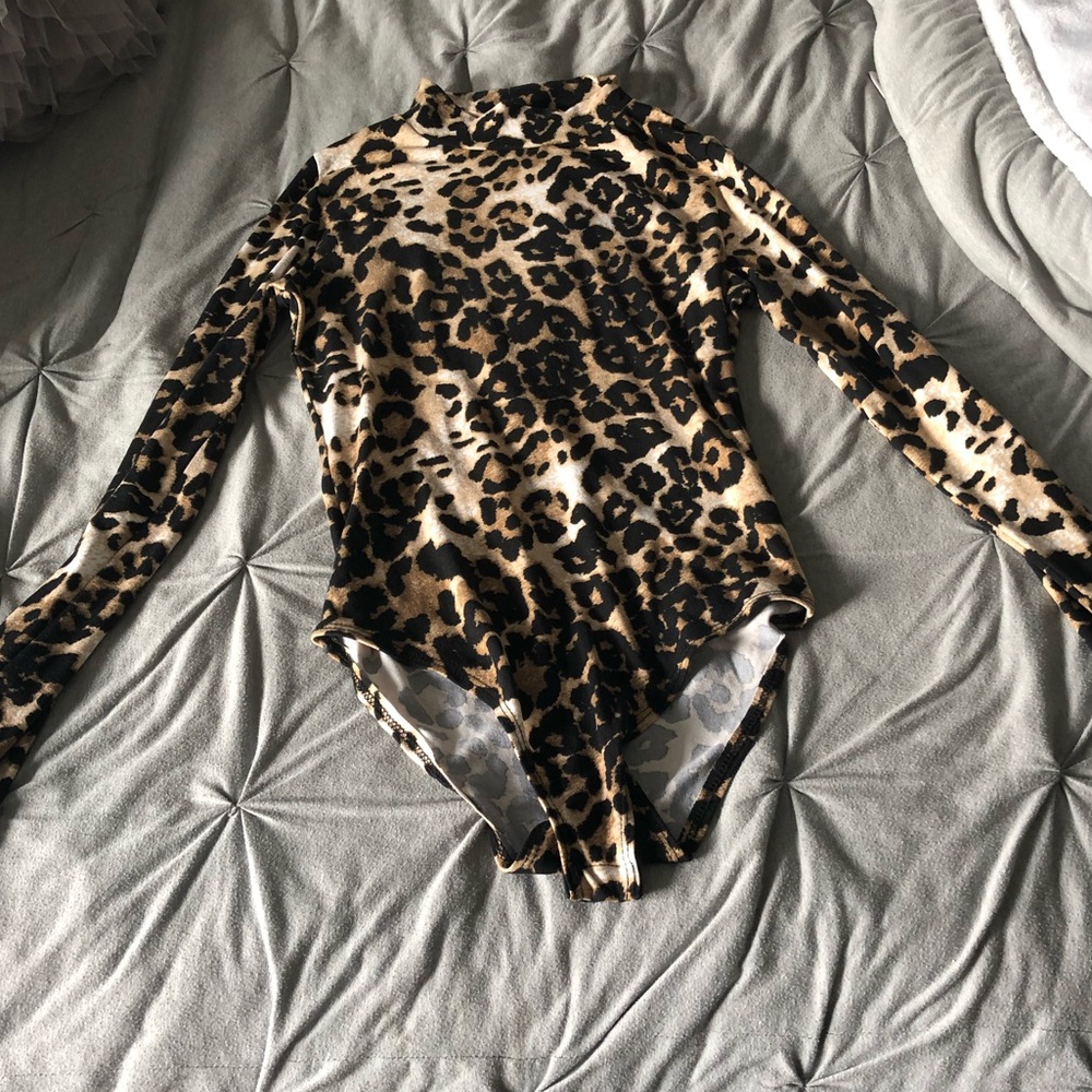 Leopard Print Body Suit
